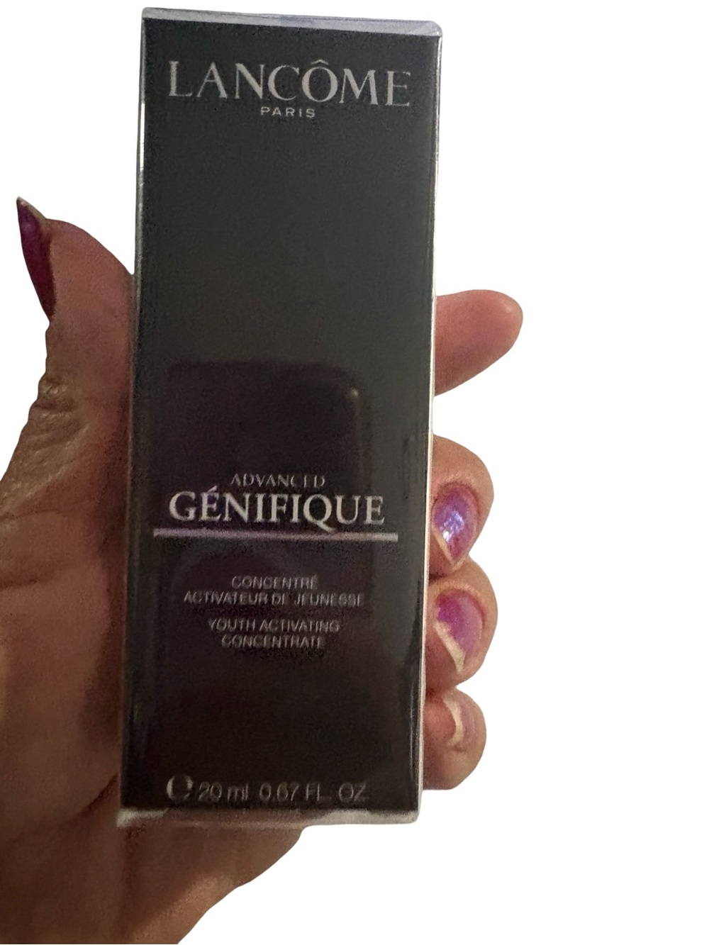 Lancome Advanced Génifique Black and Silver Packaging